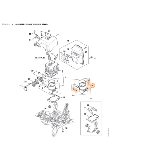 STIHL   Tłok Ø 52 mm 4250 030 2002